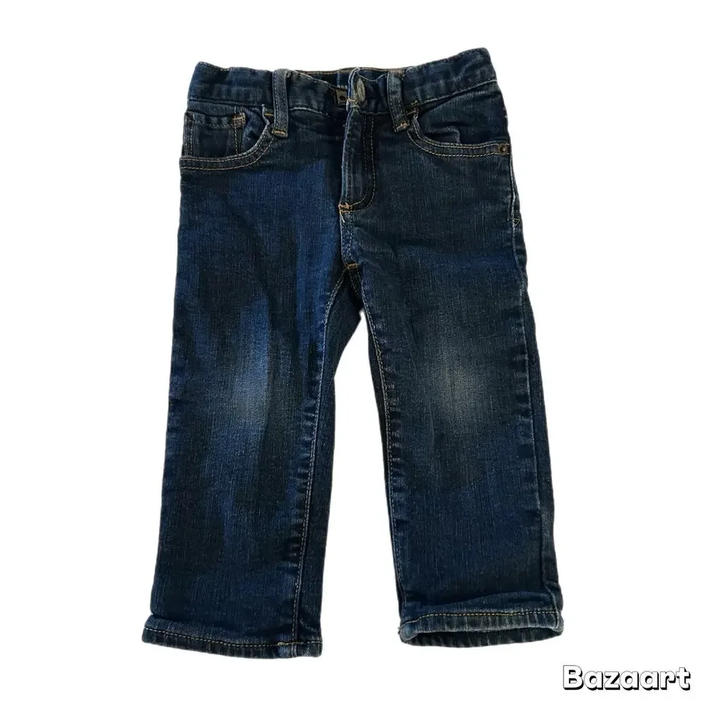 Baby Gap Flannel Lined Straight Leg Jeans Baby Boy 18-24 Months